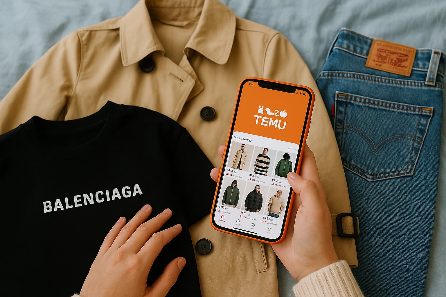 Merkkleding kopen op Temu voor slimme shoppers