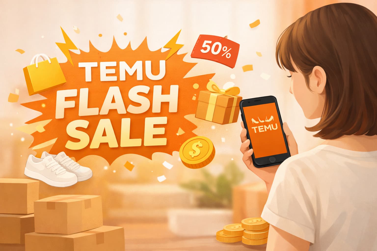 Temu flash sale: dagelijks profiteren van scherpe deals